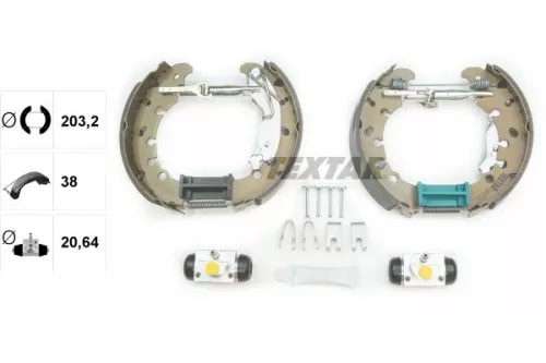 TEXTAR Brake Shoe Set (84065301)