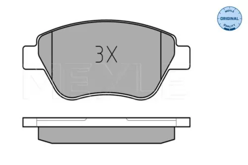 MEYLE Brake Pad Set, disc brake (0252398217/W)