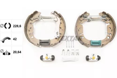 TEXTAR Brake Shoe Set (84065400)