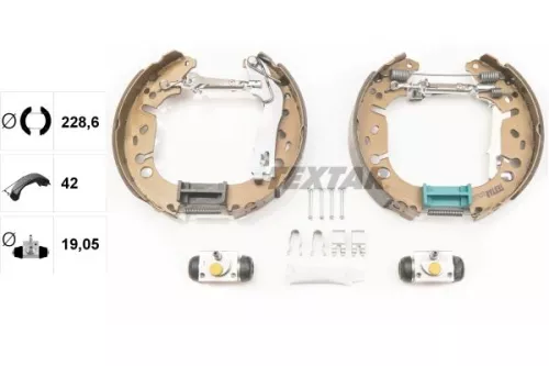 TEXTAR Brake Shoe Set (84065402)