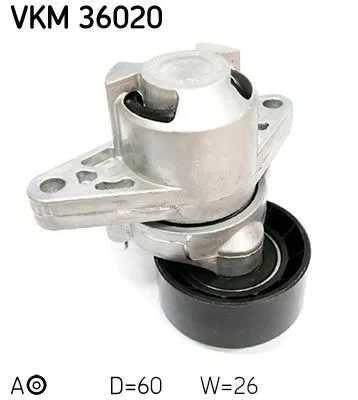 SKF Belt Tensioner, V-ribbed belt (VKM36020)