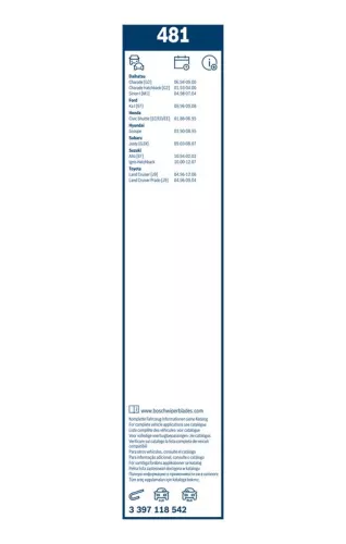 BOSCH Wiper Blade (3397118542)