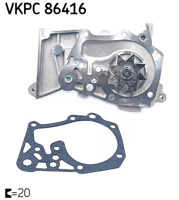 SKF Water Pump, engine cooling (VKPC86416)