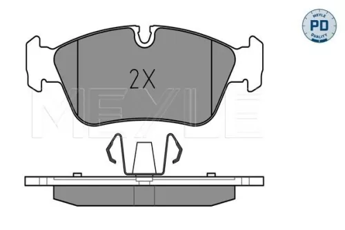 MEYLE Brake Pad Set, disc brake (0252393517/PD)