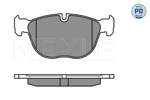 MEYLE Brake Pad Set, disc brake (0252417019/PD)