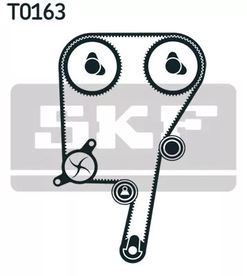SKF Water Pump & Timing Belt Kit (VKMC06604)