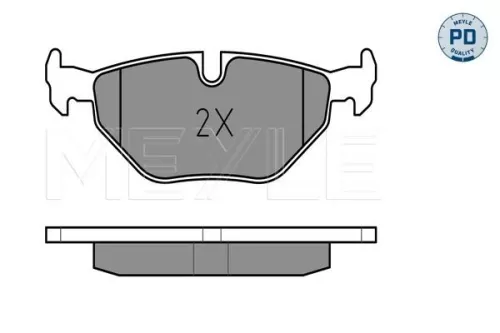 MEYLE Brake Pad Set, disc brake (0252169117/PD)