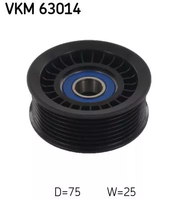 Deflection/Guide Pulley, V-ribbed belt