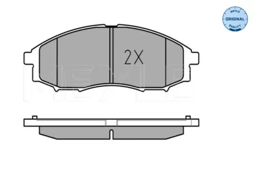MEYLE Brake Pad Set, disc brake (0252397017/W)
