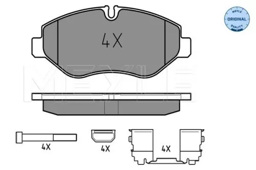 MEYLE Brake Pad Set, disc brake (0252922920)