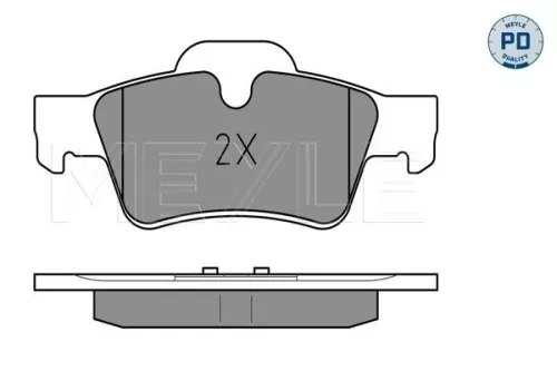 MEYLE Brake Pad Set, disc brake (0252392318/PD)