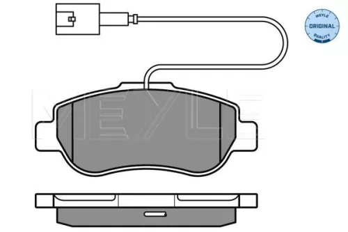 MEYLE Brake Pad Set, disc brake (0252407217/W)