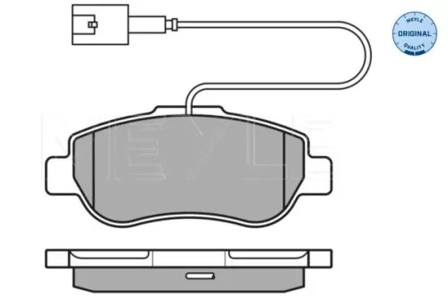 MEYLE Brake Pad Set, disc brake (0252407217/W)