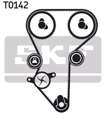 SKF Water Pump & Timing Belt Kit (VKMC03214)