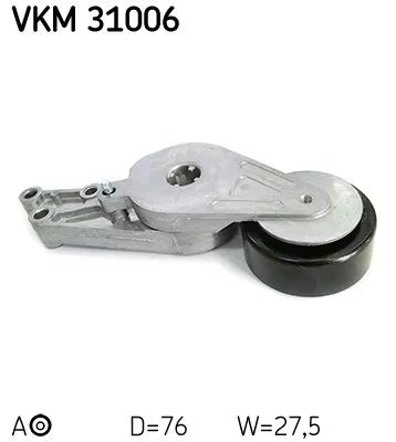 SKF Belt Tensioner, V-ribbed belt (VKM31006)