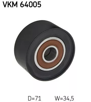 Deflection/Guide Pulley, V-ribbed belt