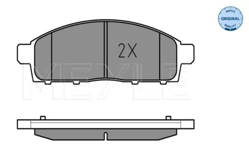 MEYLE Brake Pad Set, disc brake (0252452916/W)