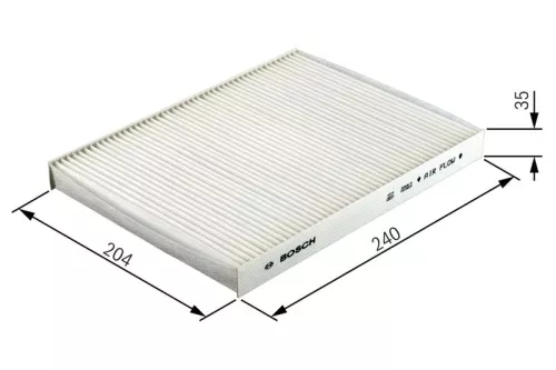 BOSCH Filter, cabin air (1987432004)