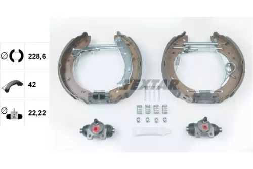 TEXTAR Brake Shoe Set (84052900)