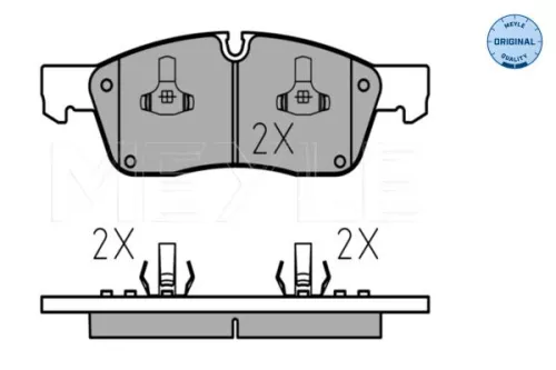 MEYLE Brake Pad Set, disc brake (0252519021)
