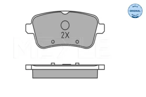 MEYLE Brake Pad Set, disc brake (0252521618)