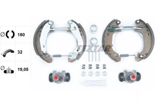 TEXTAR Brake Shoe Set (84038204)