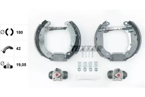 TEXTAR Brake Shoe Set (84053700)