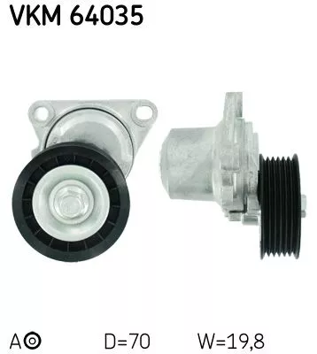 Belt Tensioner, V-ribbed belt