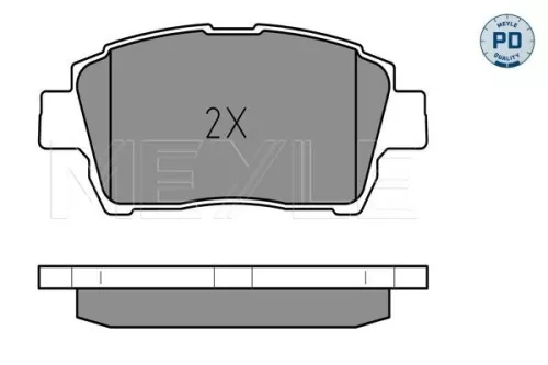 MEYLE Brake Pad Set, disc brake (0252351017/PD)