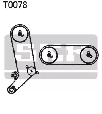 SKF Water Pump & Timing Belt Kit (VKMC01271)