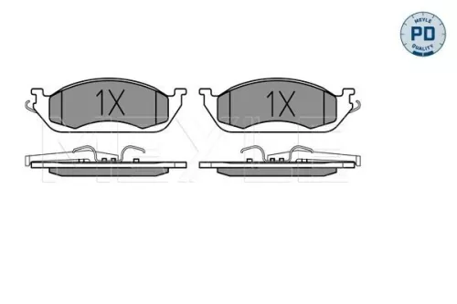 MEYLE Brake Pad Set, disc brake (0252319317/PD)