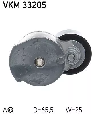 SKF Belt Tensioner, V-ribbed belt (VKM33205)