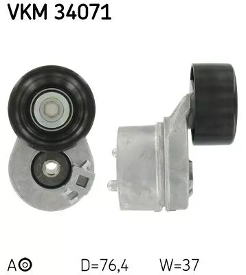 Belt Tensioner, V-ribbed belt