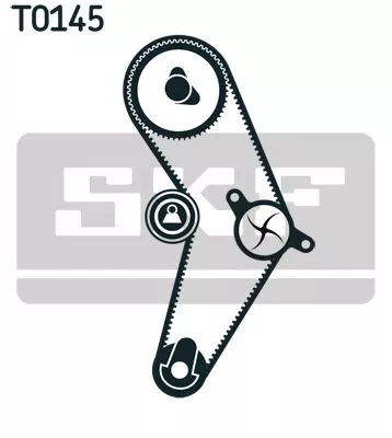 SKF Water Pump & Timing Belt Kit (VKMC02206)