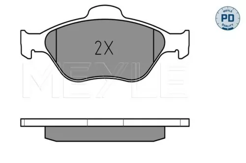 MEYLE Brake Pad Set, disc brake (0252360418/PD)
