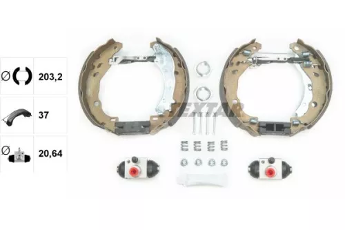 TEXTAR Brake Shoe Set (84061602)