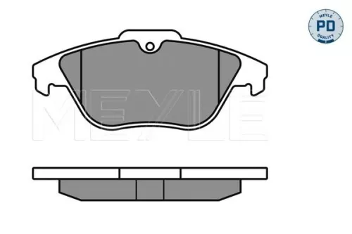 MEYLE Brake Pad Set, disc brake (0252425317/PD)
