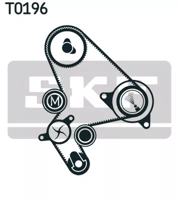 SKF Water Pump & Timing Belt Kit (VKMC03265)