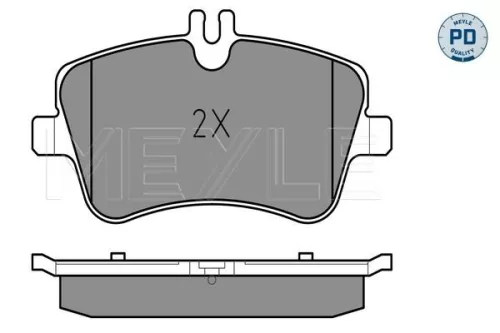 MEYLE Brake Pad Set, disc brake (0252314419/PD)