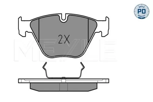 MEYLE Brake Pad Set, disc brake (0252416120/PD)