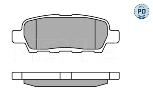 MEYLE Brake Pad Set, disc brake (0252387114/PD)