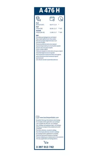 BOSCH Wiper Blade (3397013742)
