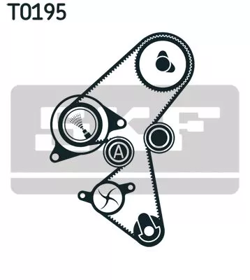 SKF Water Pump & Timing Belt Kit (VKMC03140)