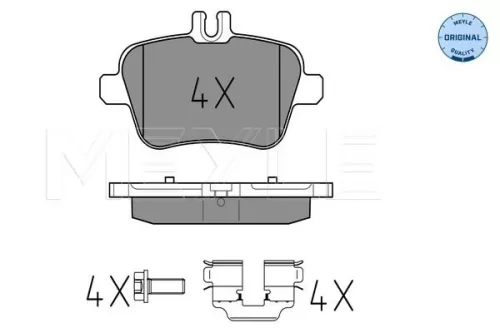 MEYLE Brake Pad Set, disc brake (0252484818)