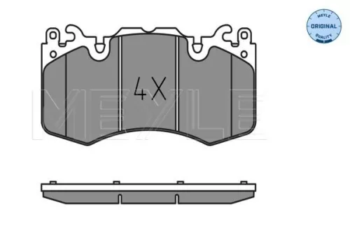 MEYLE Brake Pad Set, disc brake (0252465916)