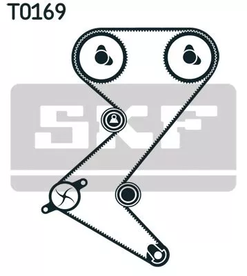 SKF Water Pump & Timing Belt Kit (VKMC03263)