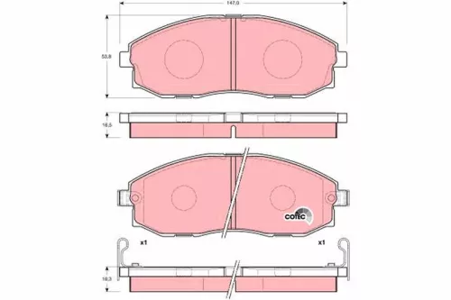 Brake Pad Set, disc brake