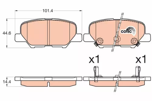Brake Pad Set, disc brake