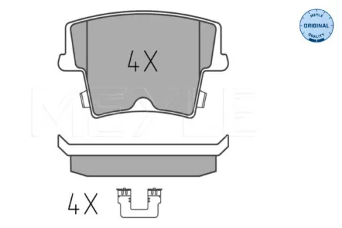 MEYLE Brake Pad Set, disc brake (0252416318)
