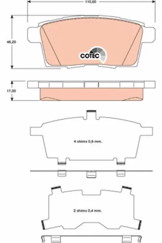 Brake Pad Set, disc brake